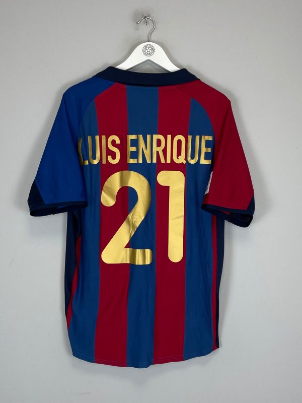 2001 02 BARCELONA LUIS ENRIQUE #21 HOME SHIRT (L) NIKE Online now