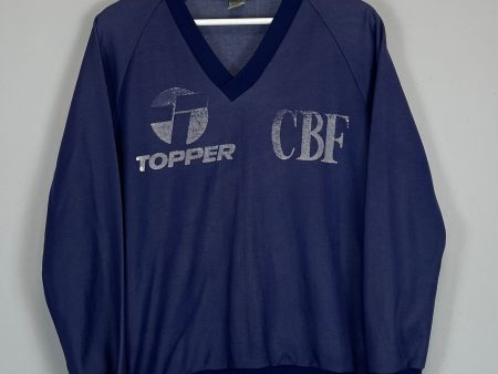 1980 84 BRAZIL TRAINING SHIRT (M) TOPPER Online