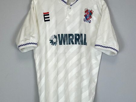 1989 91 TRANMERE ROVERS #5 *MATCH ISSUE* HOME SHIRT (L) Online Hot Sale