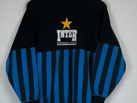 1990 91 INTER MILAN SWEATSHIRT (M) LE FELPE Cheap